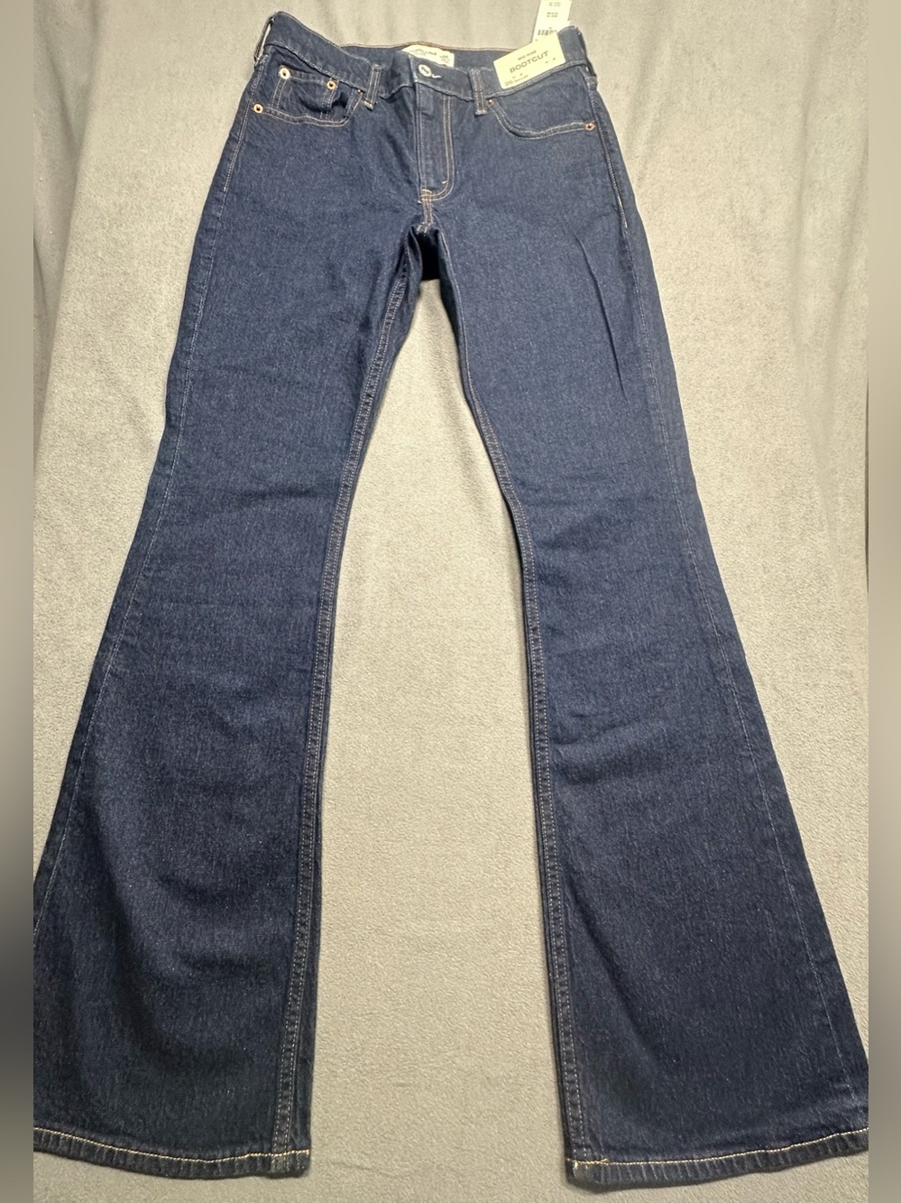 Abercrombie & Fitch Deep Indigo Flare Jeans